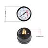 1/8inch/1/4-inch Thread Air Pressure Gauge Dial-Type Male Threaded Round Air Compressor Gauge Ranges 0-180psi 0-12Bar