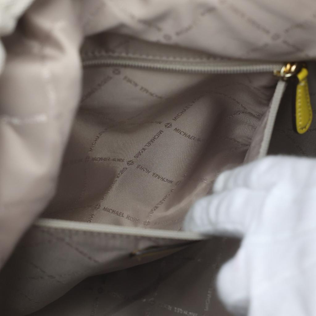 Michael Kors Large capacity Handbag straw yellow Women Used