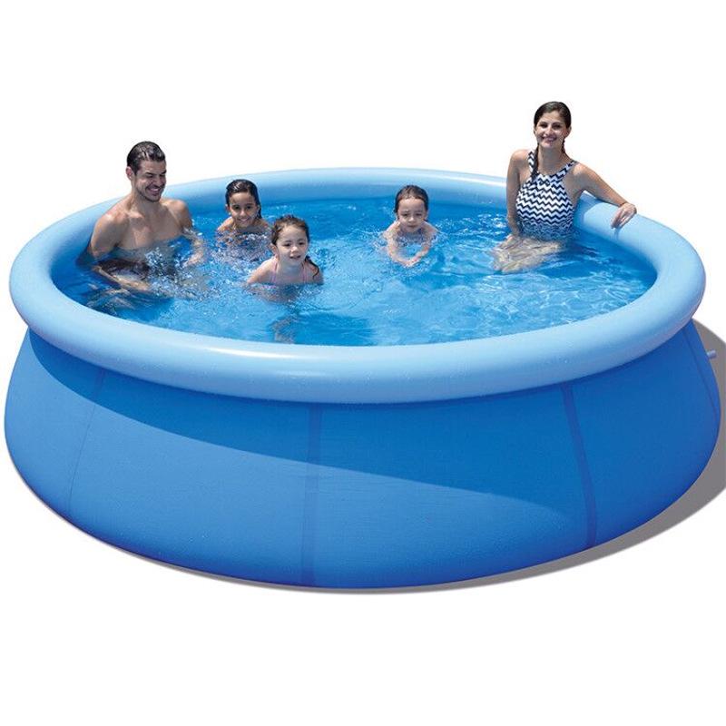 Extra-Large Inflatable Family Pool for Kids and Adults - Thickened, Foldable, Indoor/Outdoor Use