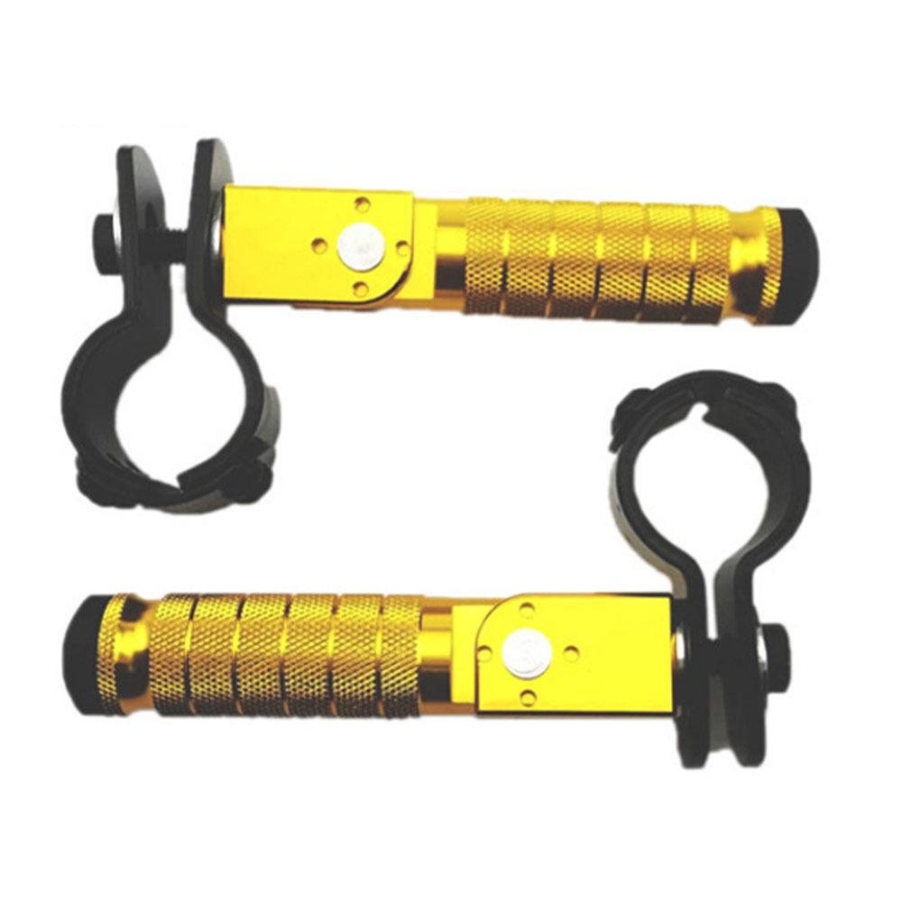 

Folding Offroad Footrests Aluminum Alloy Foot Pedals NEW Rear Pedals Set Motorcycle Accessories золотой