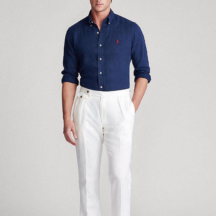 Polo Ralph Lauren SS23 Shirt Men's Navy Blue MNPOWOV16820396-410