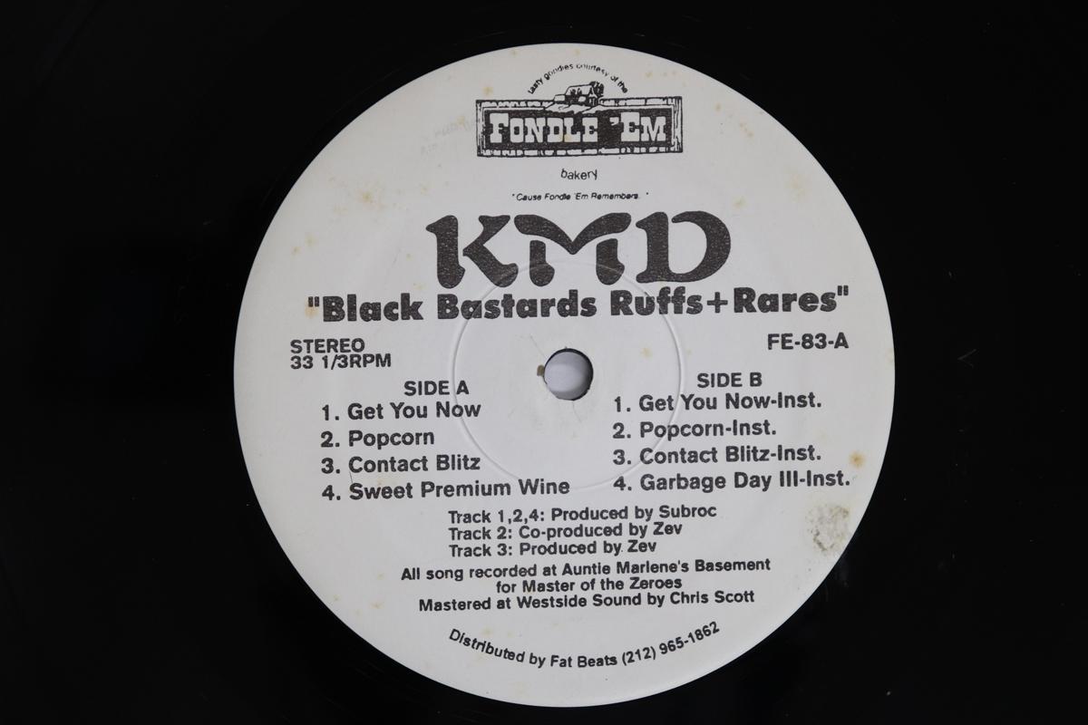 

12inch Record KMD - Black Bastards Ruffs+Rares FE83 Fondle Em 1998 US Rap & Hip-Hop/R&B Used