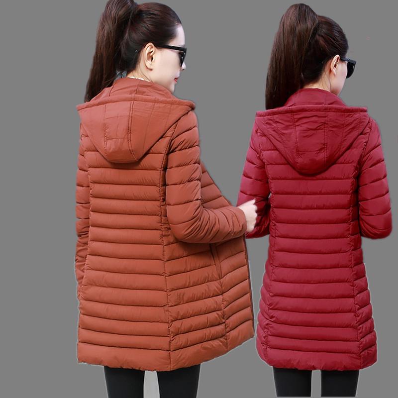Women's Winter Pure Color Simple Jacket Commuting Temperament Coat