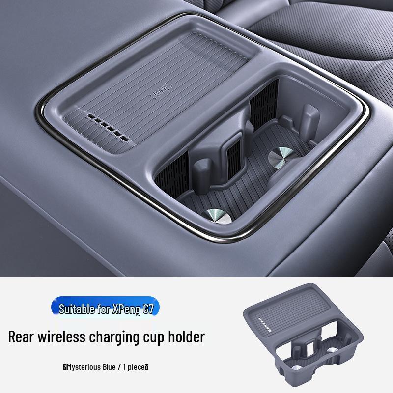 XPeng G7 Wireless Charger & Cup Holder Console Upgrade