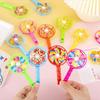 Mini Portable Fan Plastic Cartoon Summer Handheld Whistle Children Toys Multiple Styles Outdoor Activity Team Souvenirs Gift TMZ
