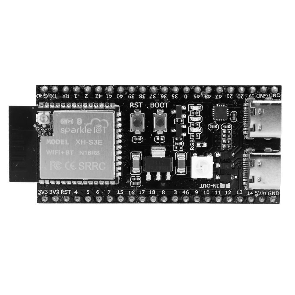 ESP32 S3 Development Board ESP32-S3-DevKitC-1 2.4G Wifi Bluetooth Module for Arduino ESP32-S3-WROOM-1 N16R8 Dual Type-C 8M PSRAM