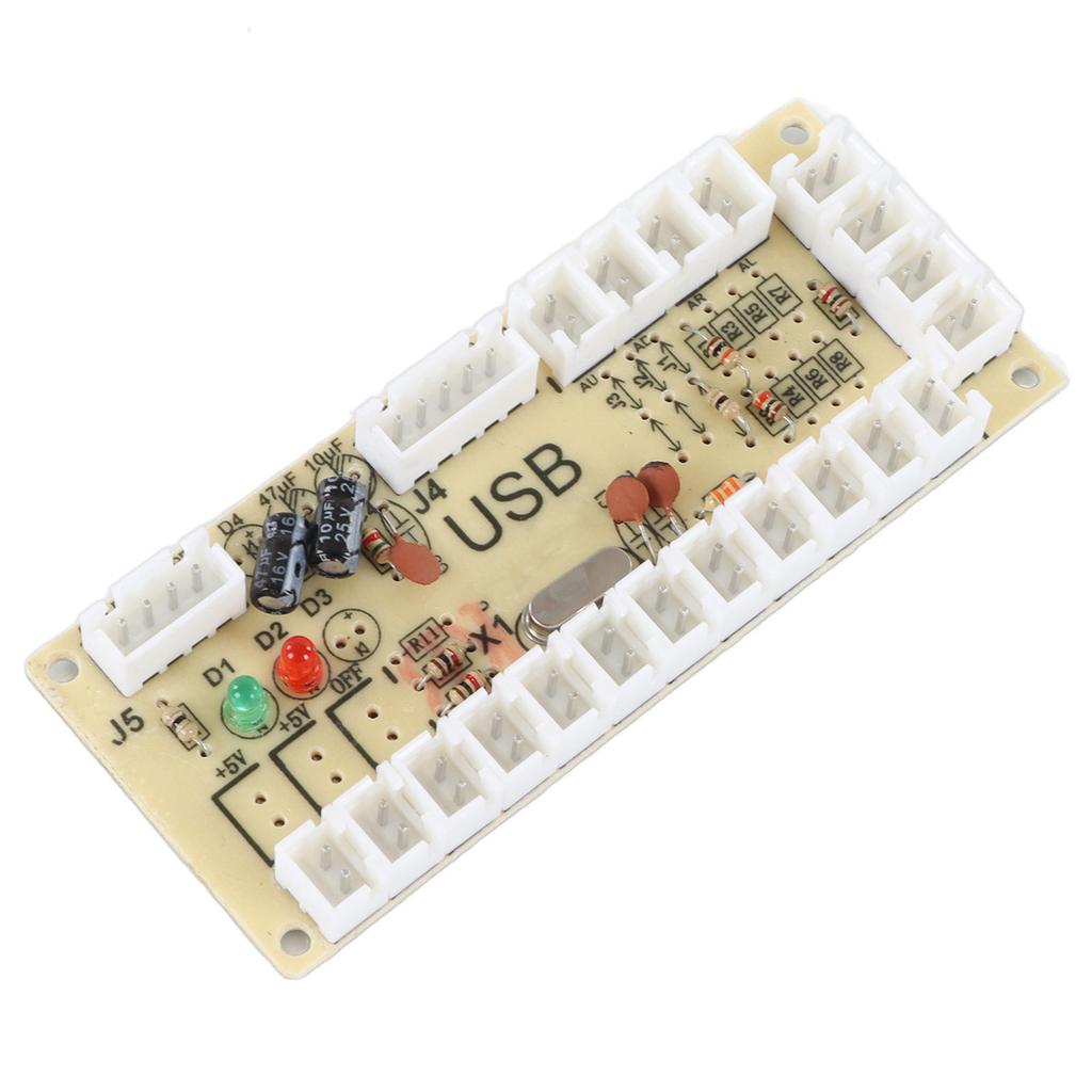 2 Player Game Kit USB Board Game Encoder Joystick Buttons Set for Friends Gathering