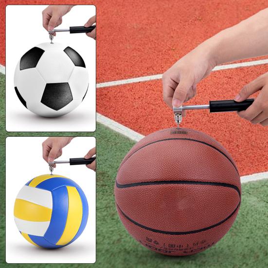 Compact Bicycle Pump 120PSI High Pressure Mini Size Handheld Aluminum Alloy Tire Pump Ball Toy Air Pump