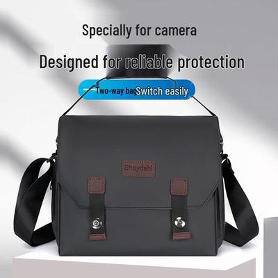 Waterproof DSLR & Mirrorless Camera Crossbody Bag for Photography (Fuji, Canon, Nikon, Sony)