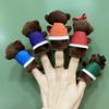 Monkeys Little Seven Animal Plush Finger Doll Small Mini  Souvenir Collection