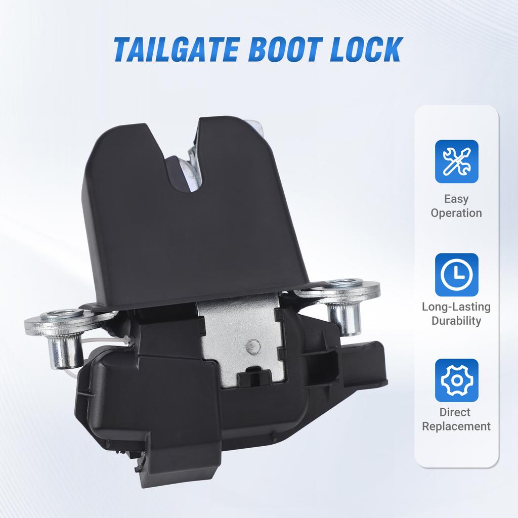 Tailgate Trunk Latch Mechanism Trunk Door Lock Actuator Fit for Skoda Fabia Roomster 2006-2015 5J0827501D 5J0827501B 5J0827501C