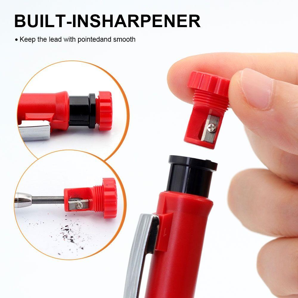 Long Headed Woodworking Pencil Set Carpenter's Pencil Set  Carpenter Engineers Supplies