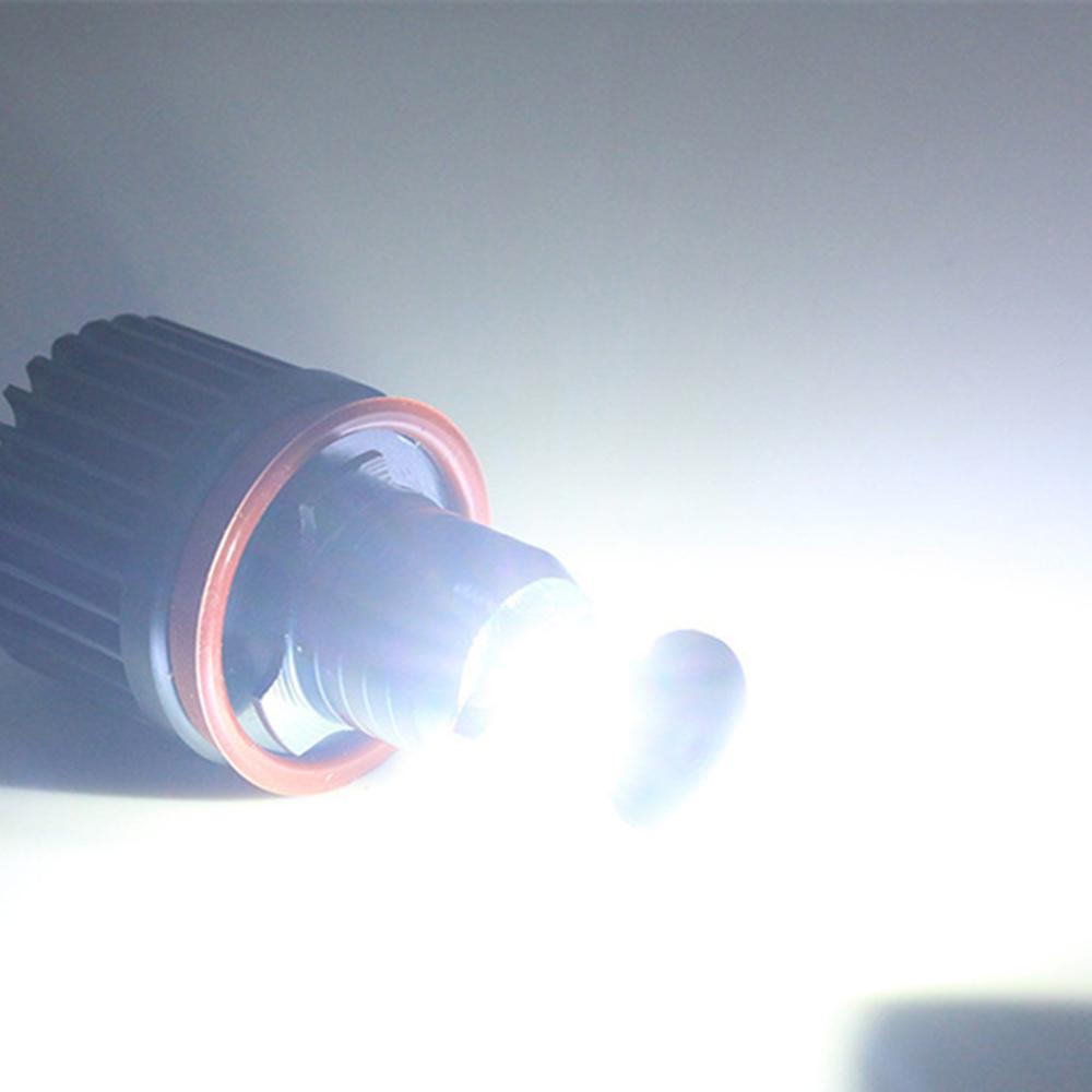 2X 40W H8 LED žárovky s Angel Eyes Halo kroužky pro BMW E91 E92 E93