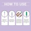 12Pcs/Set Nail Acrylic Graffiti Pen 12 Color Nail Marker Drawing DIY Beauty Nail Art Tools Waterproof and Quick Drying Nail Mark