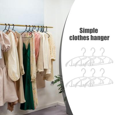 10Pcs Anti-Skid Traceless Hangers Practical Design for Suits Coats Dresses Sweaters Home Accessories Widened Hangers