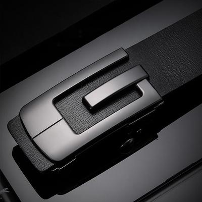 Neuer Herren Gürtel Modischer Business Junge Leute Tragen Zahnlose Automatische Schnalle Gürtel Koreanische Version von Allround Hosen