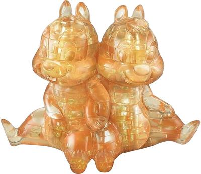 HANAYAMA Crystal Gallery Transparent 3D Jigsaw Puzzle Disney Chip Dale Figures Interior Decor Ages - & Crystal-like - - 7+