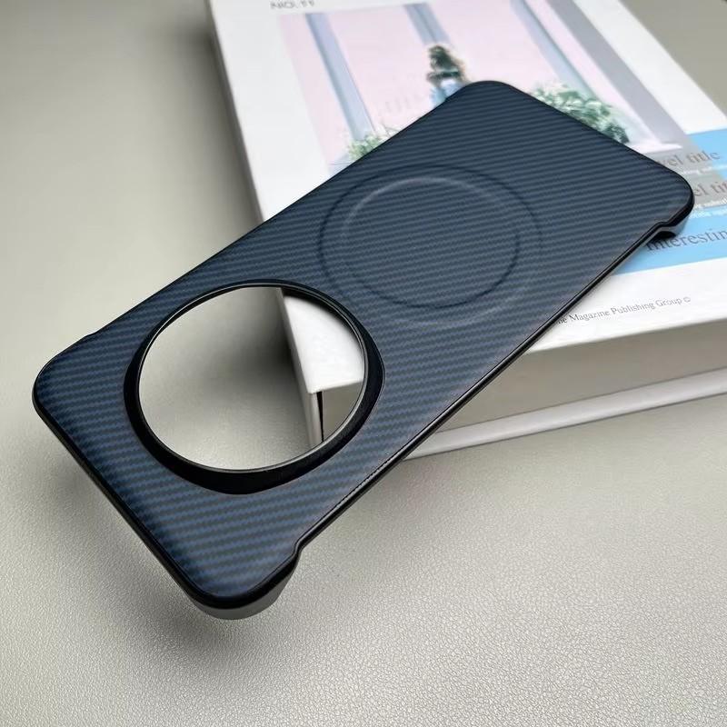 Hard Carbon Fiber Pattern Magnetic Anti-Drop Phone Case For Honor Magic 8 7 6 Pro Lite Wireless Charging Slim Protect Back Cover For Magic 6 Pro