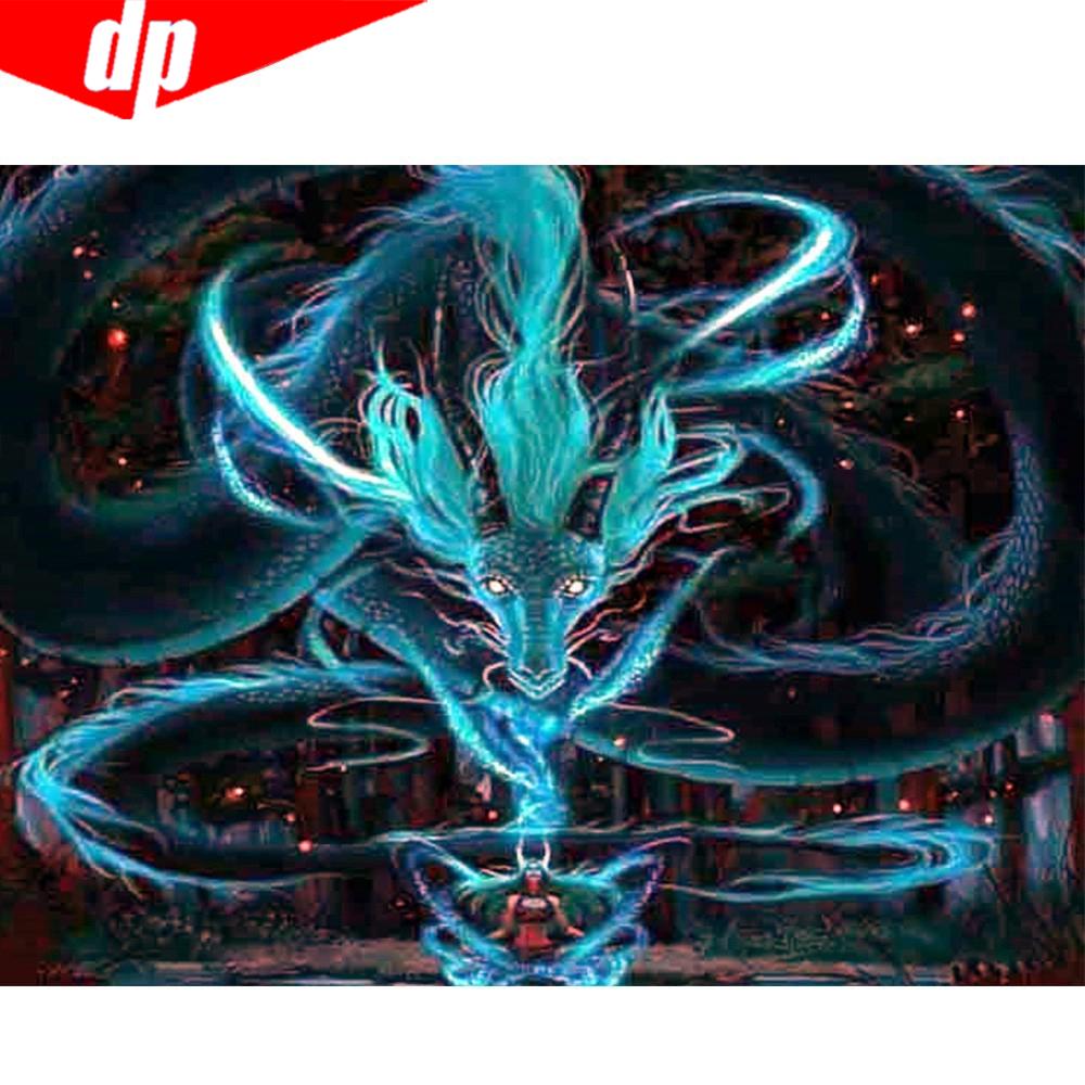 Full Square/Round Diamond Painting Mountain Landscape Mountain Pictures of Rhinestones 5D Diamond Embroidery Tiger Deer Animal Mosaic Wall Art