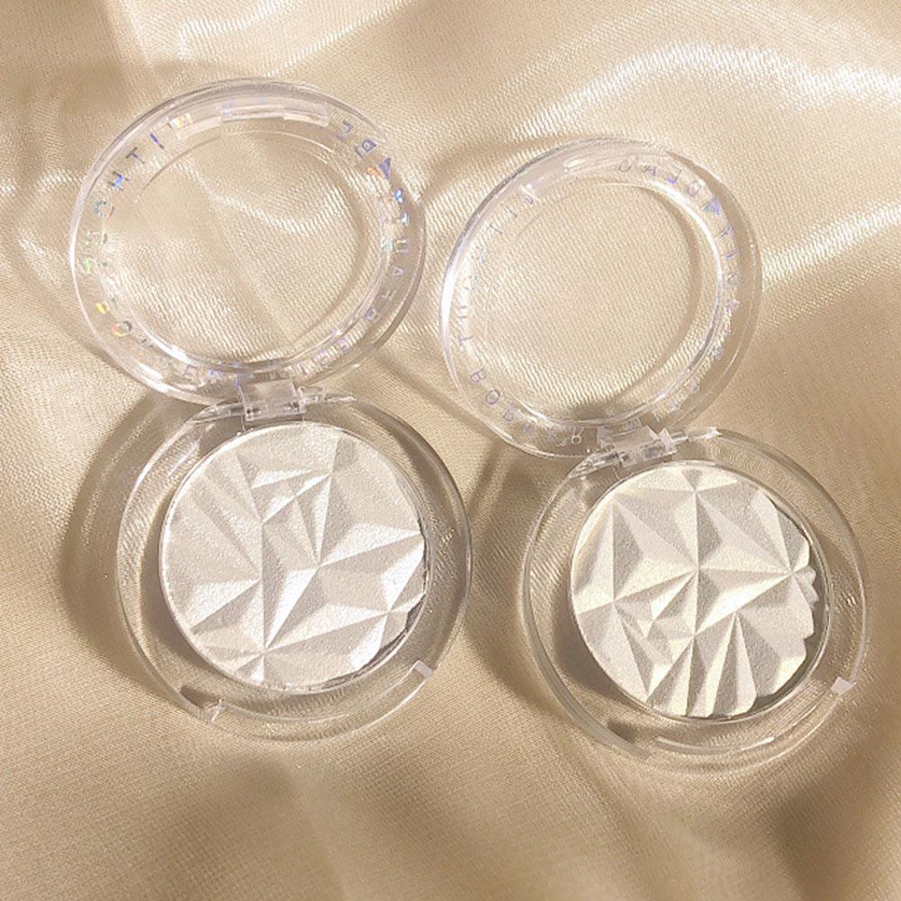 Highlighter Powder Palette Waterproof Lasting Shimmer Face Highlighter Makeup F2F6
