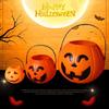 Halloween Decorative Pumpkin Light Plastic Holder Portable Storage Bucket with Handle For Indoor Outdoor Use