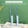 Hard Bristle Crevice Cleaning Brush Long Slit Brush for Shower Tile Groove Window Track for Kitchen Bathroom Fan Window Rails