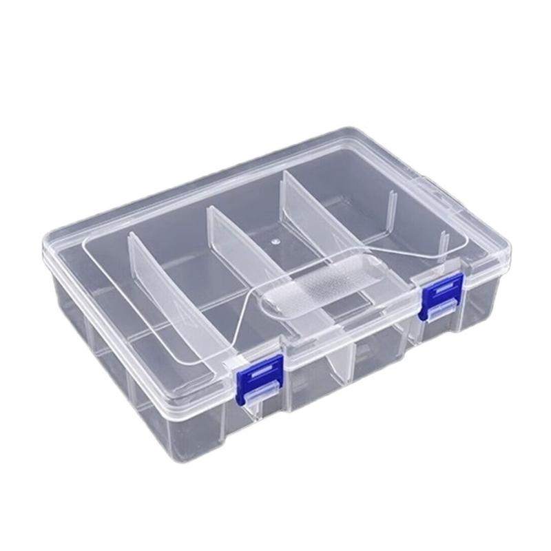 Tool Box Screw Organizer Removable Compartment Plastic Small Parts Organizer Hardware Organizer Box for Garage