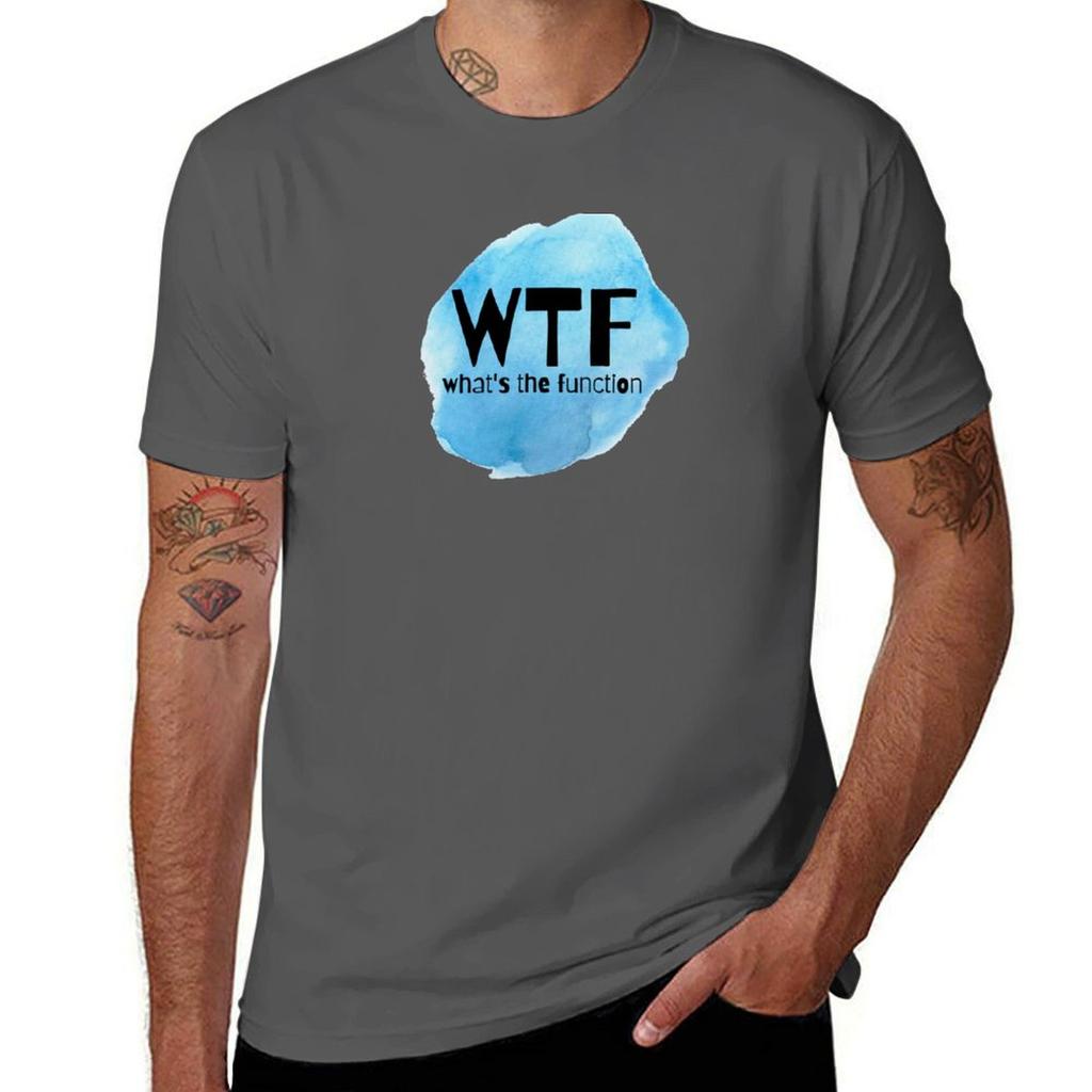 Whats The Function Bcba Tshirt Simple Solid Color Crew Neck Tee