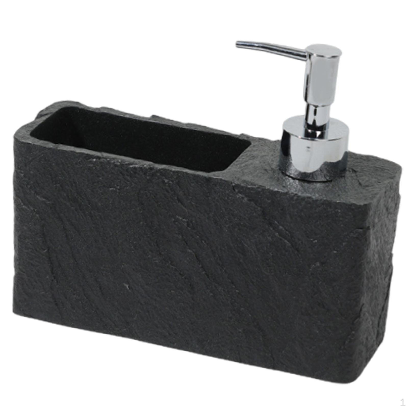 

Accessories for Soap Dispensers, Multifunctional Resin Organizer Sponges, Brushes And Other чорний
