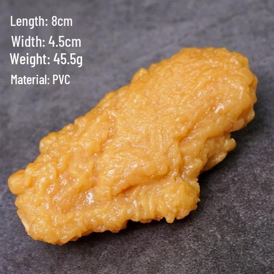 Fried Chicken and Snacks Fake Food Model: KFC-Style Props Set with Hamburger, French Fries, and Orleans Chicken Leg
