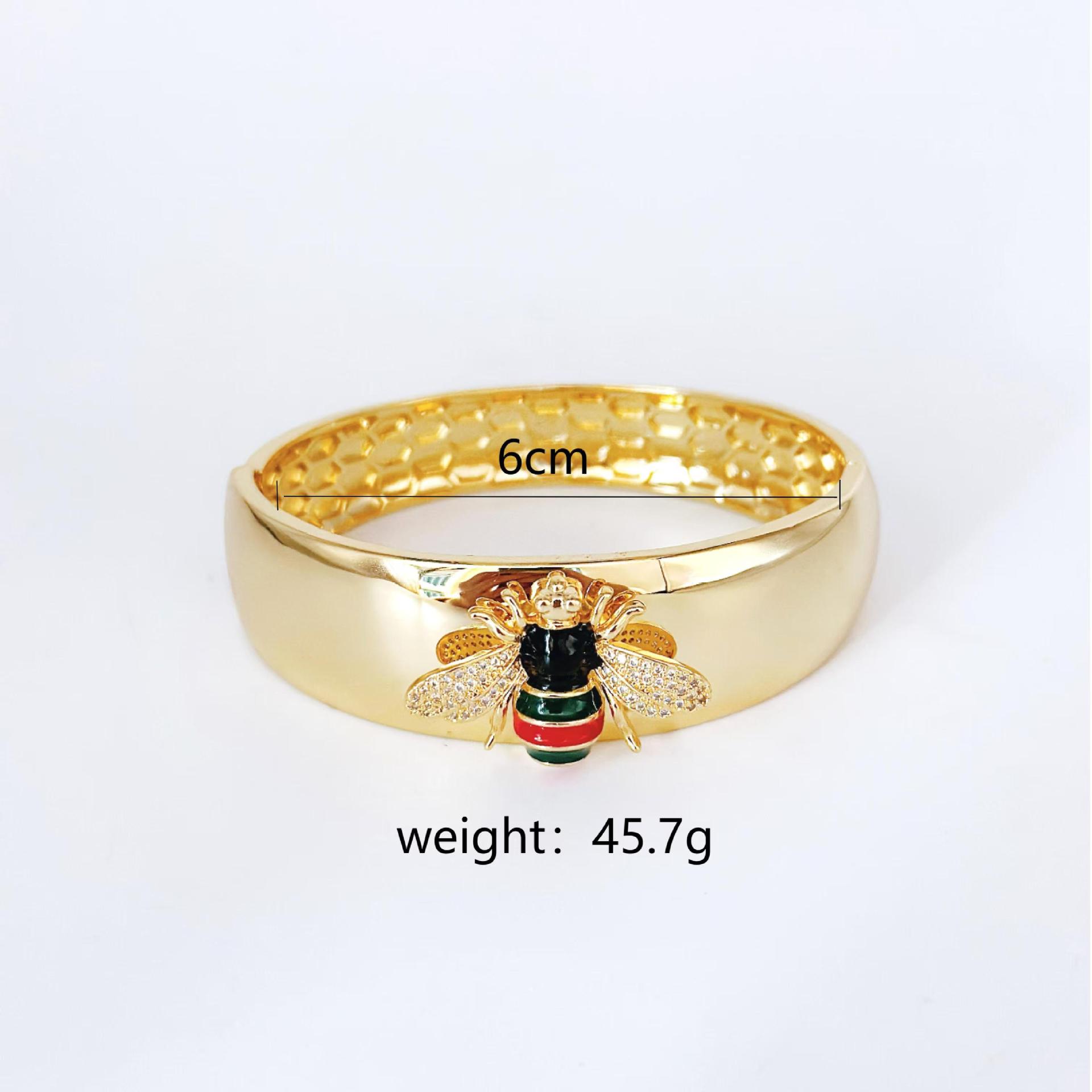 

Винтажный модный браслет, набор колец, браслет, набор колец, маленькая пчелка