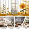 Sunflower Curta Floral Autumn Fall Yellow Sunflower Kitchen Curtain Summer Rustic Farmhouse Country Botanic Thanksgiving Boho Retro Blackout Drapes