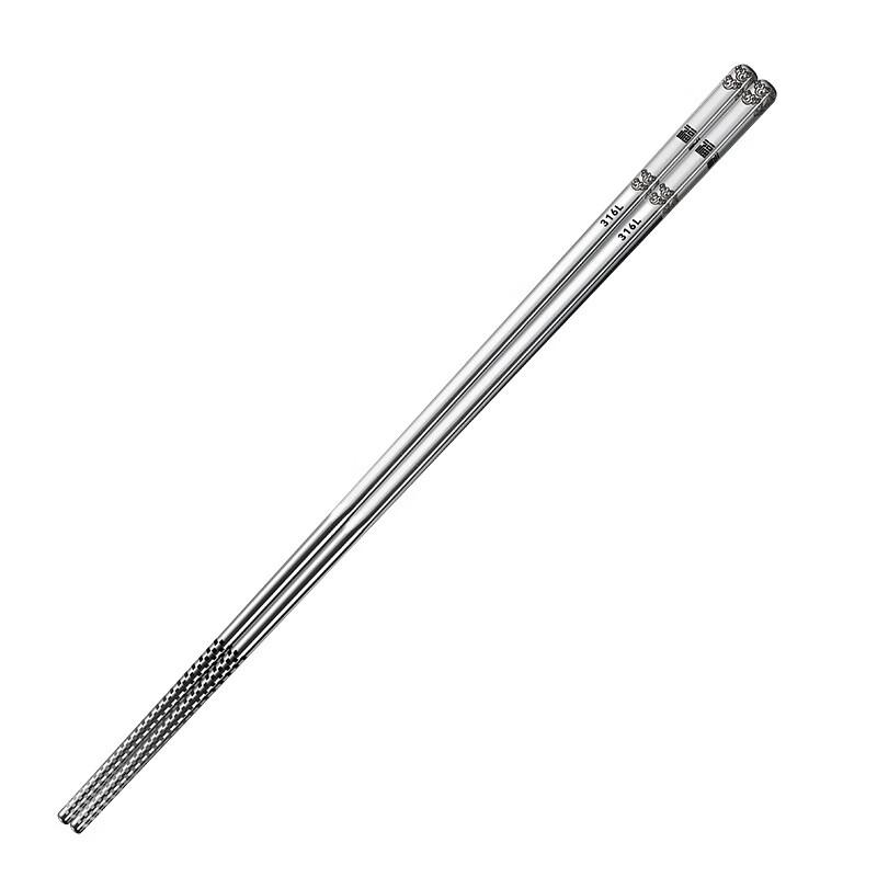 HUIHUADU Food Grade 304 Stainless Steel Chopsticks Set