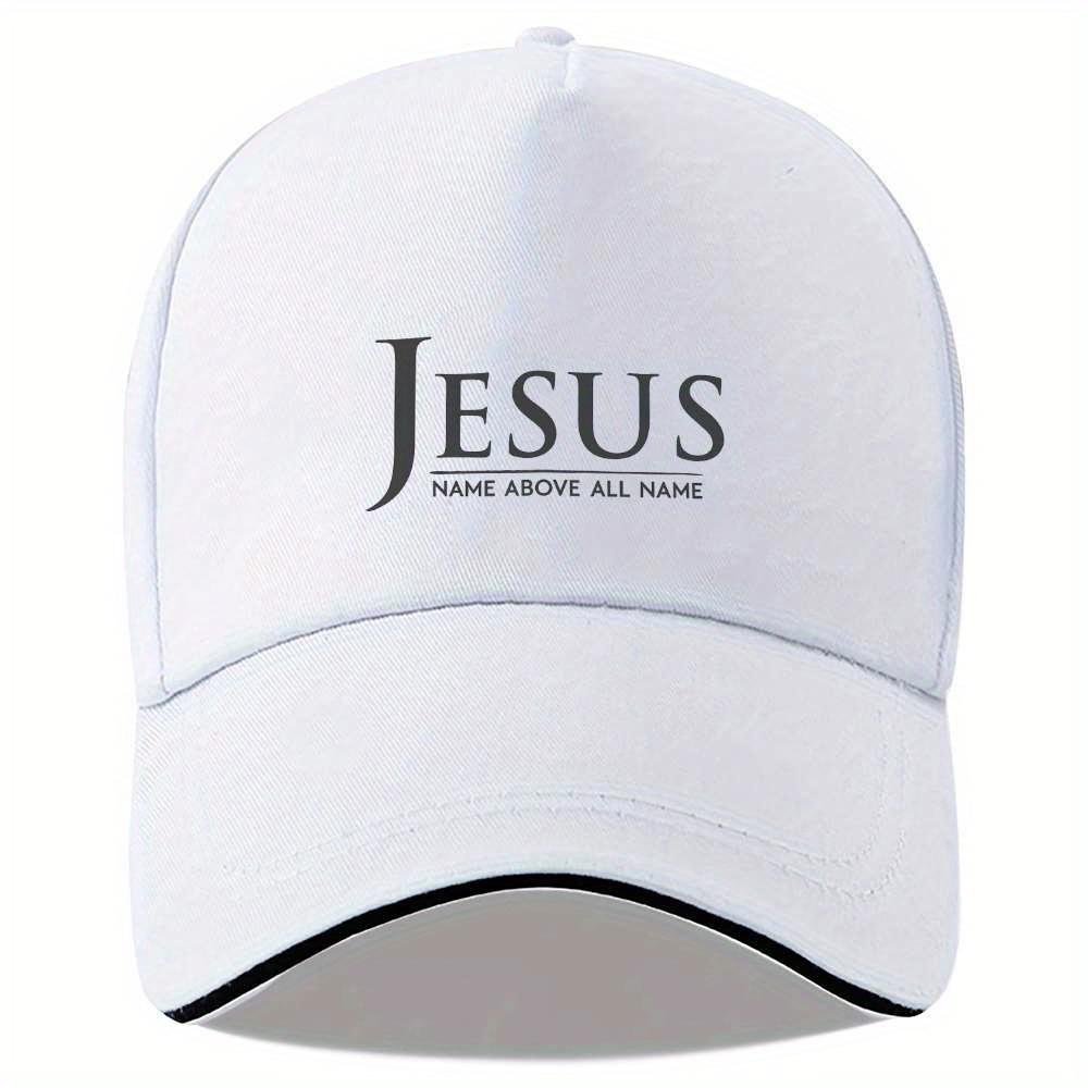 Jesus Name Above All Name Baseball Cap Adjustable Polyester Unisex Four Season Sporty Hat