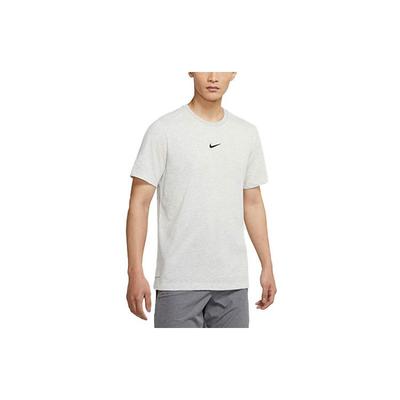 Dri-Fit Training Sports Casual Crew Neck Short Sleeve T-Shirt Men Tops Grey DM3121-050