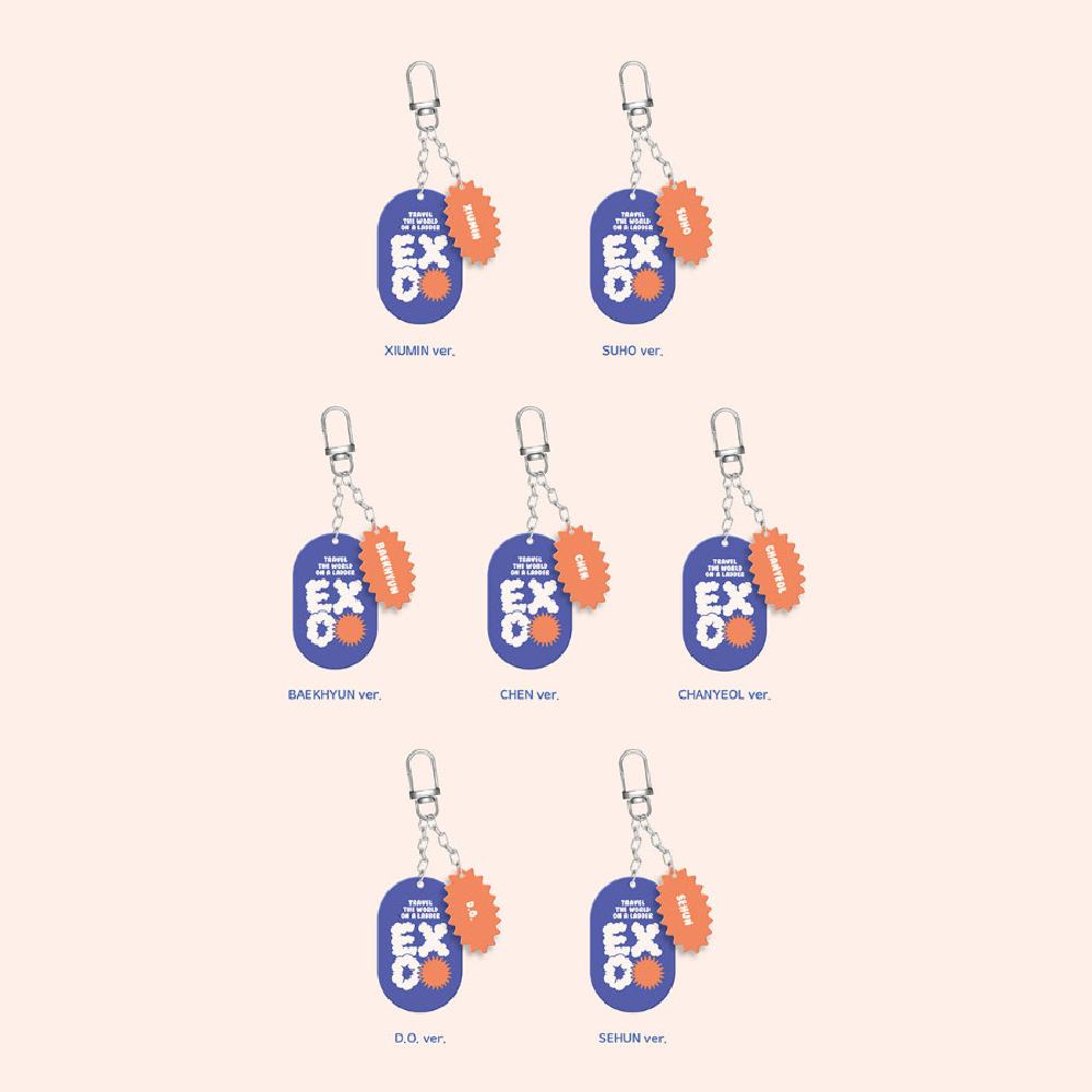 EXO Travel The World на акриловом брелоке для ключей-погрузчика SEHUN — фото 2