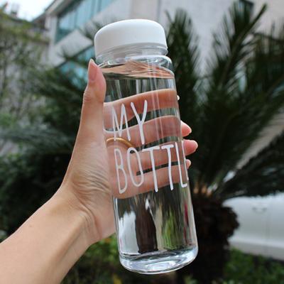 Yousheng 500ml Water Cup Attractive Large Capacity PC Smooth Edge Leak-proof Juice Cup for Daily