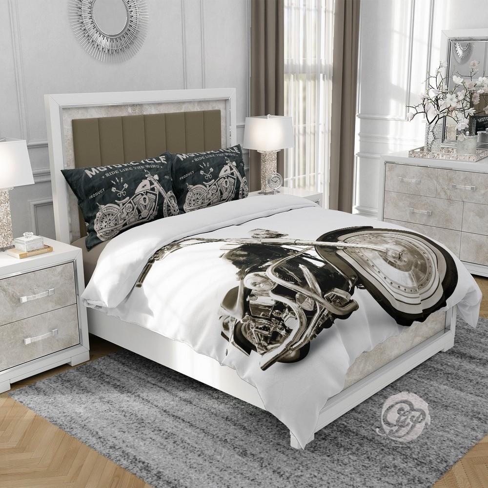 3D Cotton Satin Bedding 160x200cm MOTOR