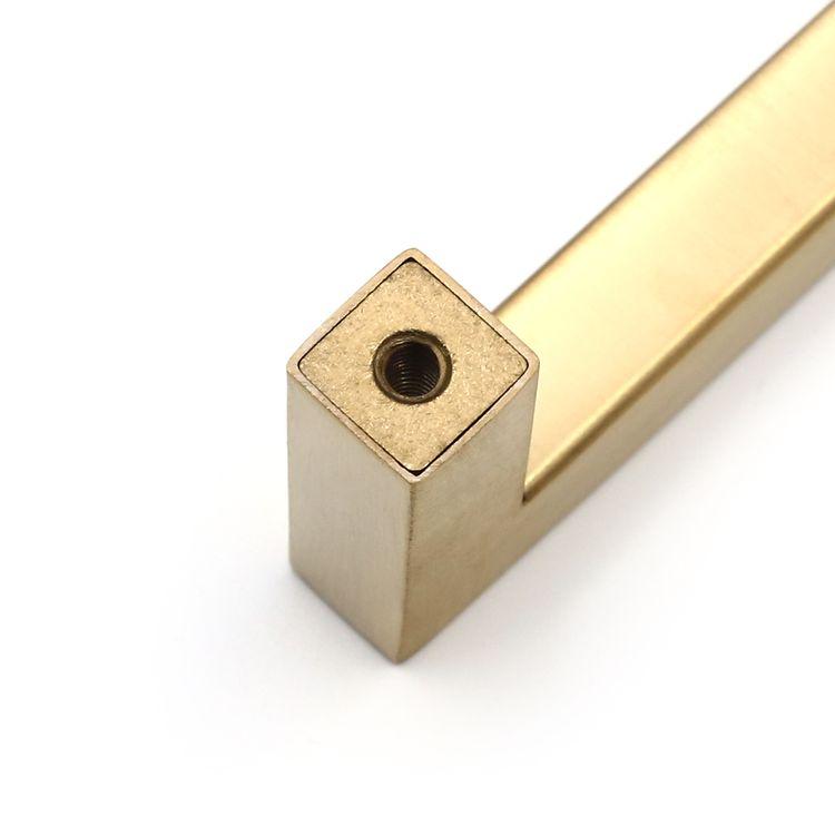 Modernes Möbelstück Edelstahlgriff Schrank Quadratischer t-Griff Küchen-Edelstahl-Türgriff
