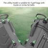 Golf Bag Backpack Straps Thicken Padded Golf Carrying Bag Strap Adjustable Black Double Shoulder Straps Easy To Use