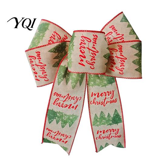 Festive Home Decor Accessories Christmas Bows for Wreath, Merry Craft Bow Ornaments, Winter Tree Holiday Hanging Ornaments Decoration Tree,
