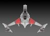 PLUM Darius Silver Hawk 3F-1B SPACE FIGHTER, 1/144 Scale, Pre-Colored Plastic Model Kit, Approximately 140mm Long (PP148)