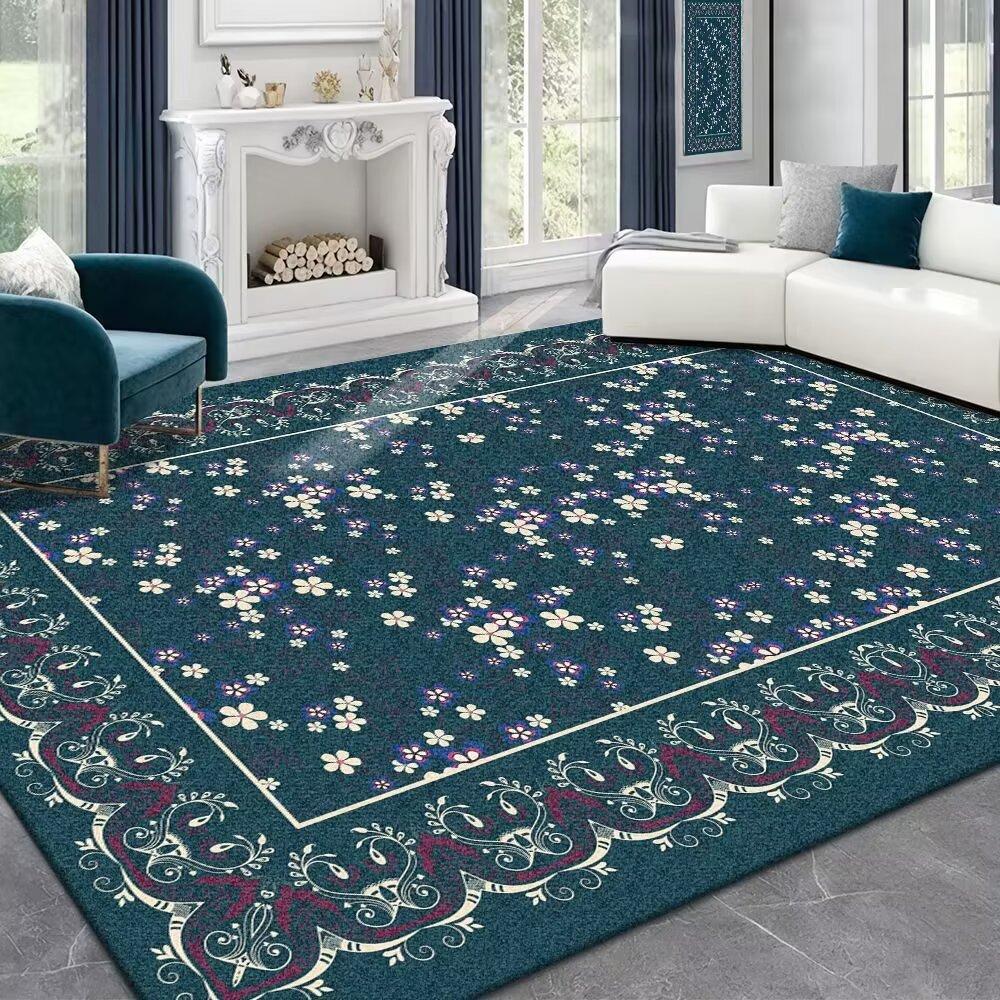 Koberec do obývacího pokoje nový světlý luxusní vysoce smyslový ložnice mycí plech ubrousek krém vítr imitace kašmíru velká plocha rohožka