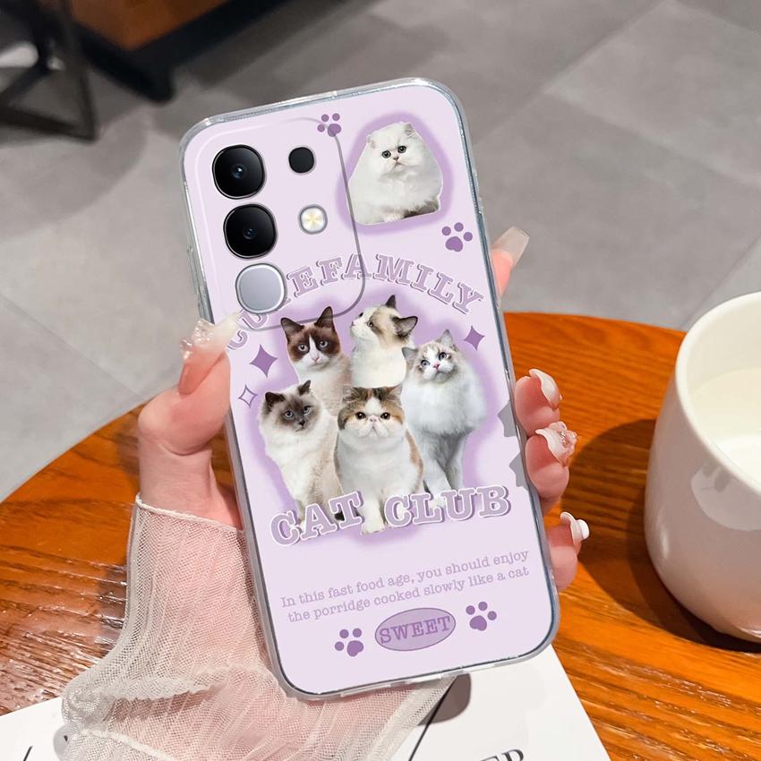 Dla Vivo Y29 Y29s Y28 Y27 Y22 Y21a Y21e Y20a Y20i Przezroczyste Etui na Telefon TPU Tajemniczy Orientalny Wzór Smoka Miękkie Silikonowe Antypoślizgowe Etui Dla Vivo Shell