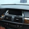 Pre BMW X5 E70 X6 E71 2008-2013 ABS Uhlíkové vlákno/Čierna Dekoratívny Rám Navigácie do Auta Nálepka Výplne Príslušenstvo do Auta