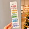 10Pcs/Set Colorful Shaped Hair Clips Non Slip Assorted Bright Colors Bulk for Travel Shooting Cute Hairstyling