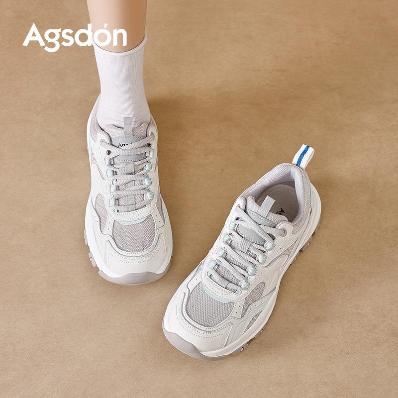 Augustine Dad Shoes New Autumn Platform Lightweight Casual Shoes Outdoor Mountaineering Little White Sports Shoes