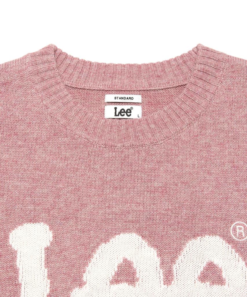 LEE Big Twitch Logo Knit Pink