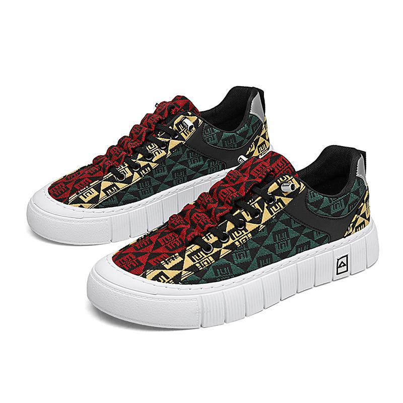 Мужские кроссовки для бега Дышащая мужская спортивная обувь Удобная повседневная обувь Обувь для ходьбы Спортивная тренировочная обувь Тапочки Обувь больших размеров 39 красный 1980₽