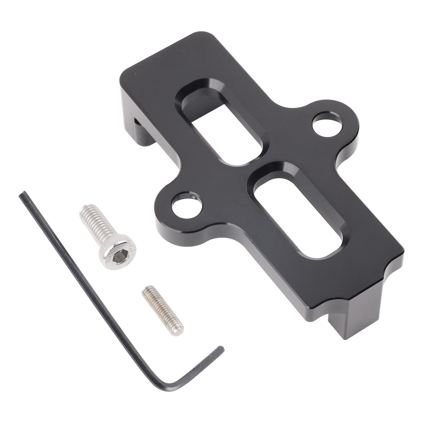 Billet Aluminum Flex Fuel Sensor Bracket Mount Black For GM Flex Fuel Sensors GM Part # 13577429 чёрный